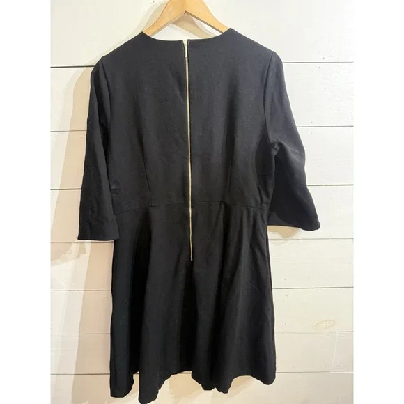 Kate Spade A-line Dress Pearl Mini Bows Dress Women's X-Large Stretch Pockets - Picture 5 of 10